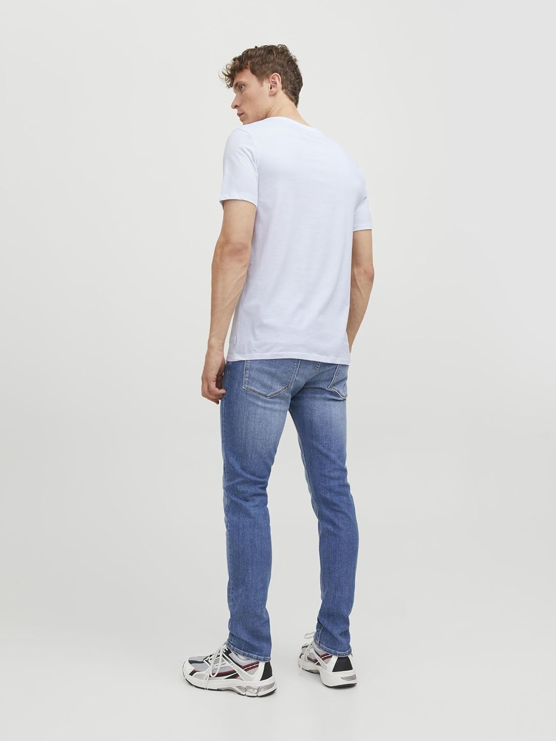 Thumbnail 2 de Jack & Jones T-Shirt 2-Pack Plain con scollo O-Neck in cotone