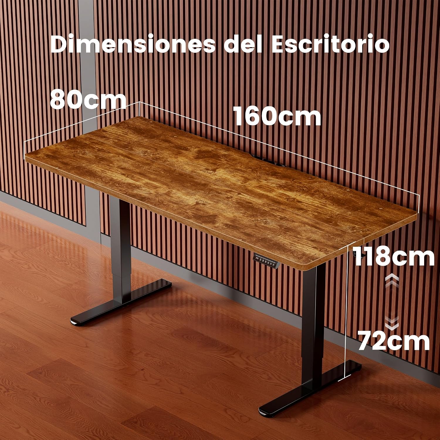 Thumbnail 2 de ErGear Escritorio Elevable 160x80 cm
