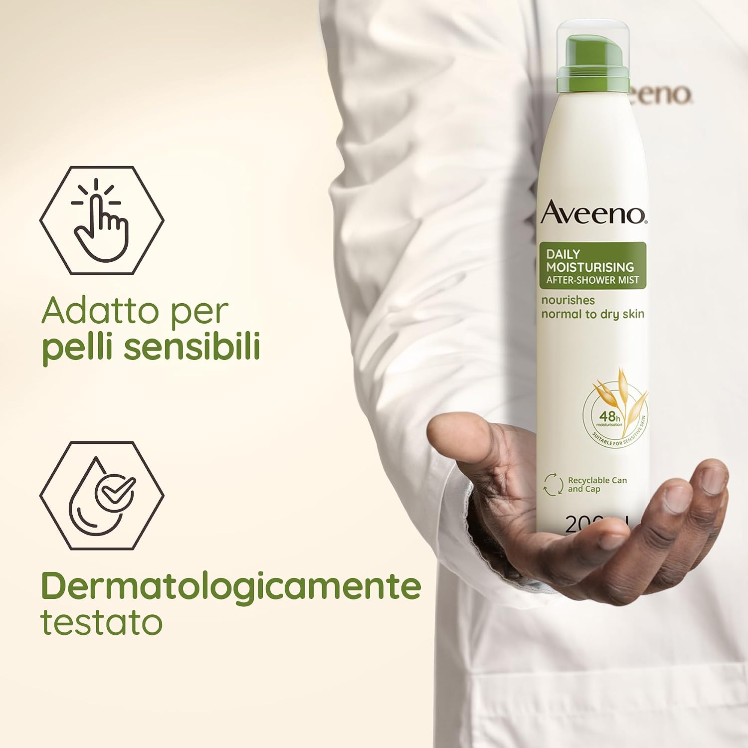 Detalle 2 de Aveeno Daily Spray corpo 200 ml