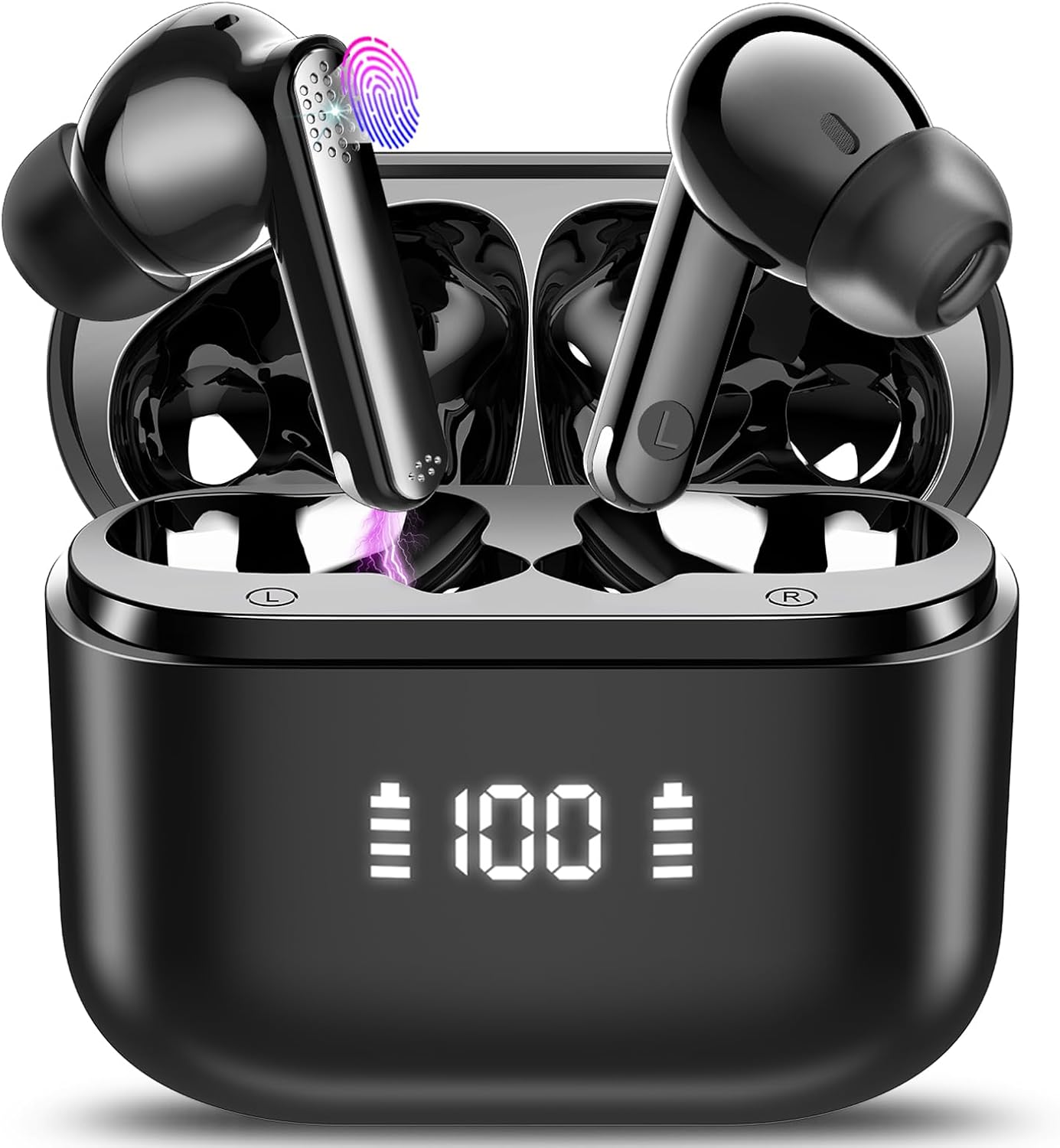 Detalle de KI Übersetzer Kopfhörer mit Audio- und Videoanrufen – 3-in-1 Bluetooth 5.4, 165 Sprachen, 48 Std Laufzeit
