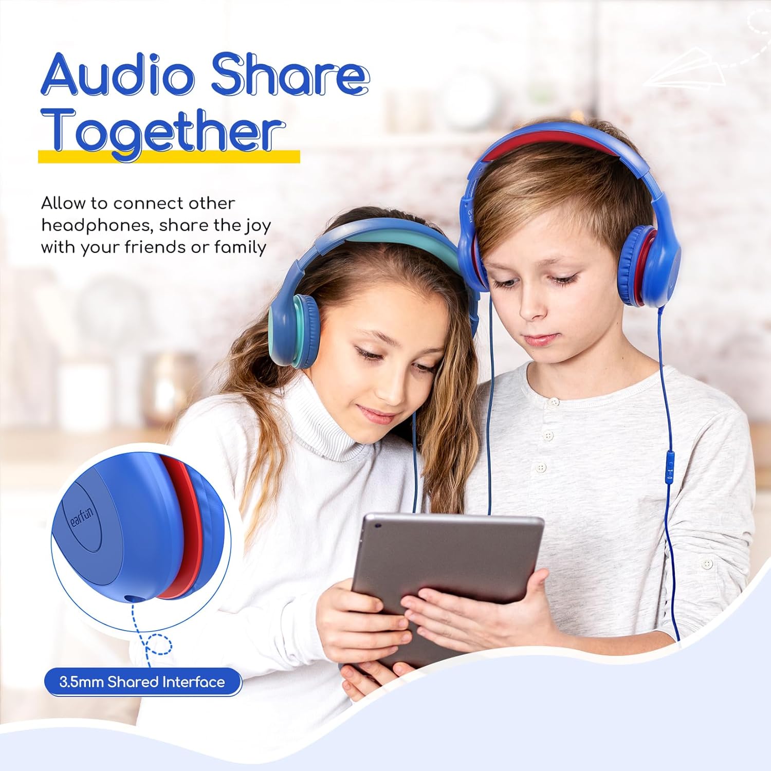 Thumbnail 6 de EarFun Kids headphones volume limit 85/94dB