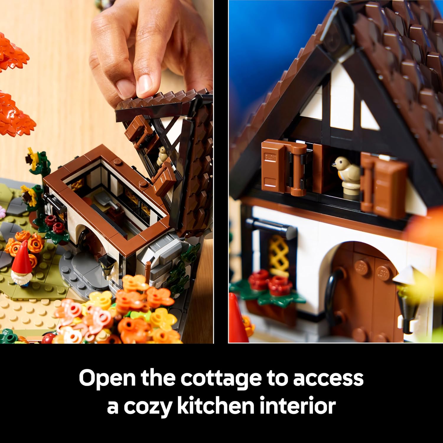 Detalle 2 de LEGO Icons Autumn Cottage Garden 11372