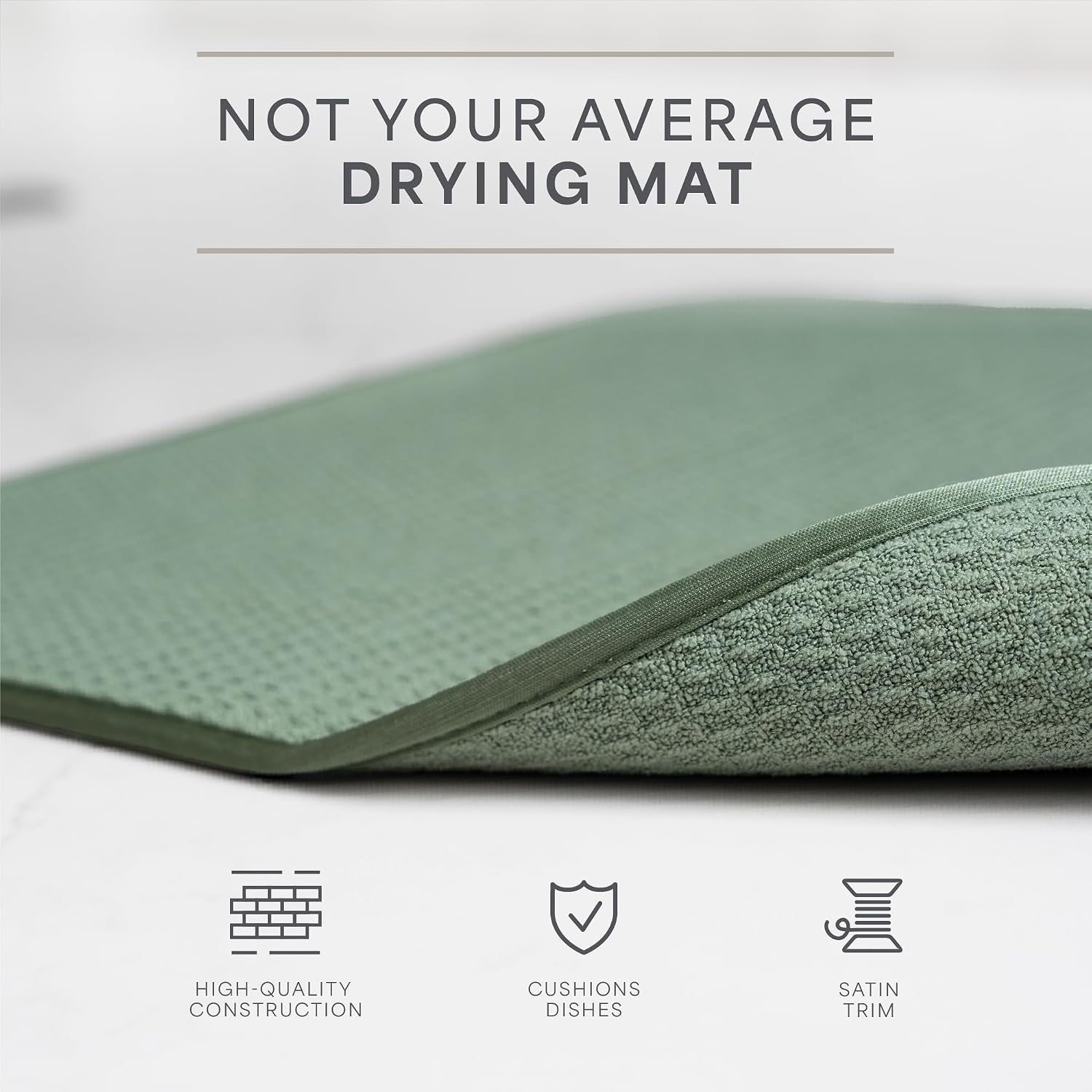 Thumbnail 3 de S&T INC. Dish Drying Mat XL 18x24 in