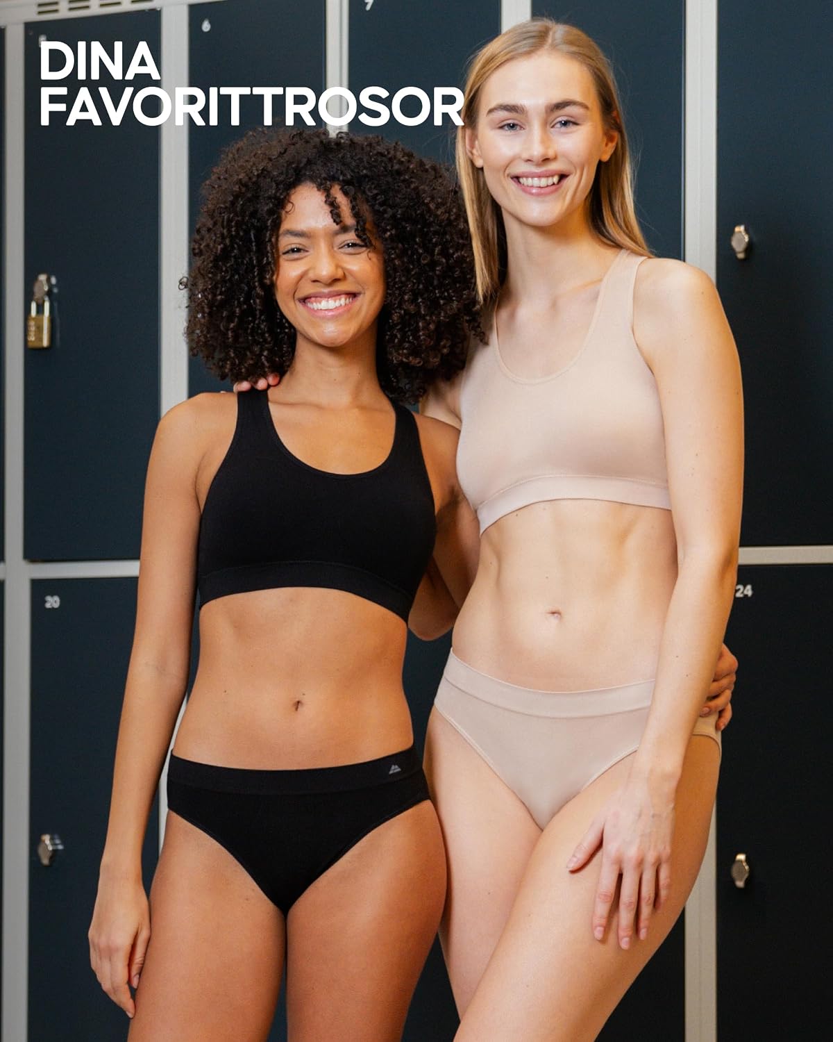 Detalle 2 de DANISH ENDURANCE sömlösa bambutrosor i bikinimodell, 3-pack