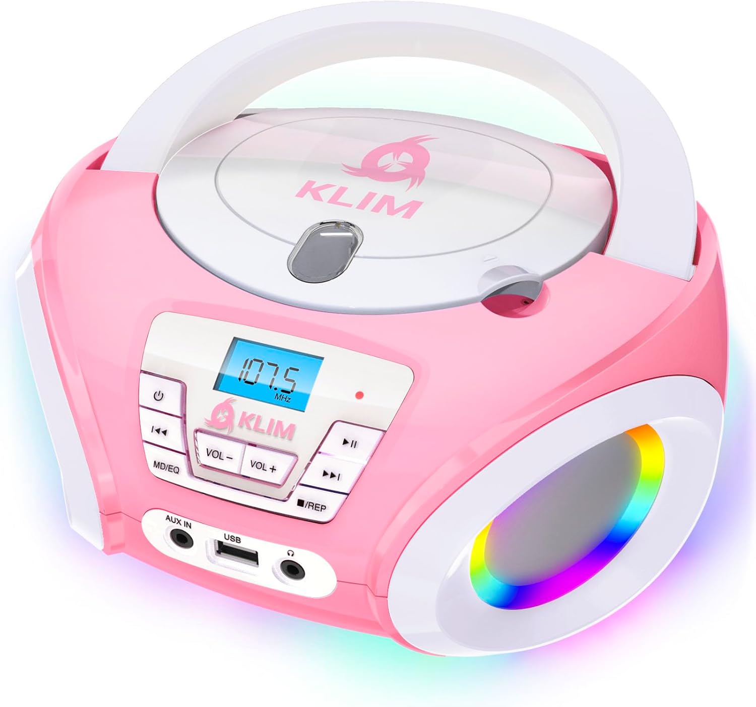 KLIM Candy Kids lettore CD portatile rosa