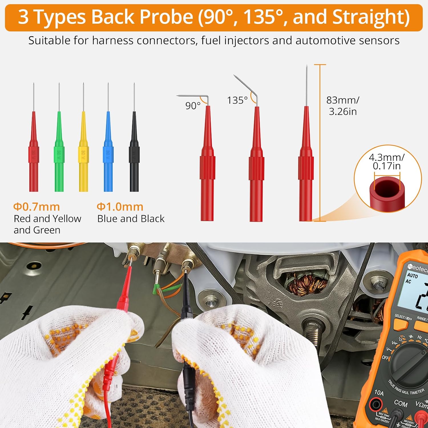 Detalle 2 de Neoteck 35pcs Back Probe Test Kit