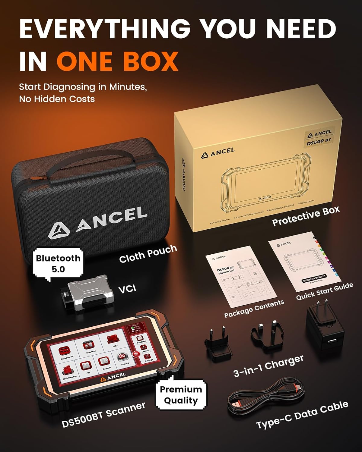 Thumbnail 6 de ANCEL DS500BT 7" Diagnostic Scanner