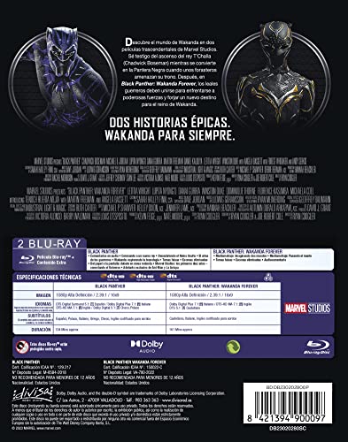 Thumbnail 1 de Black Panther 1+2 (Blu-ray) – Divisa Films