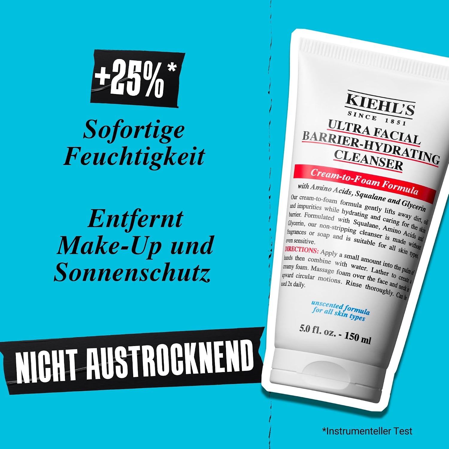 Detalle de Kiehl's Ultra Facial Barrier Cleanser – Sanfte Reinigung mit Feuchtigkeit
