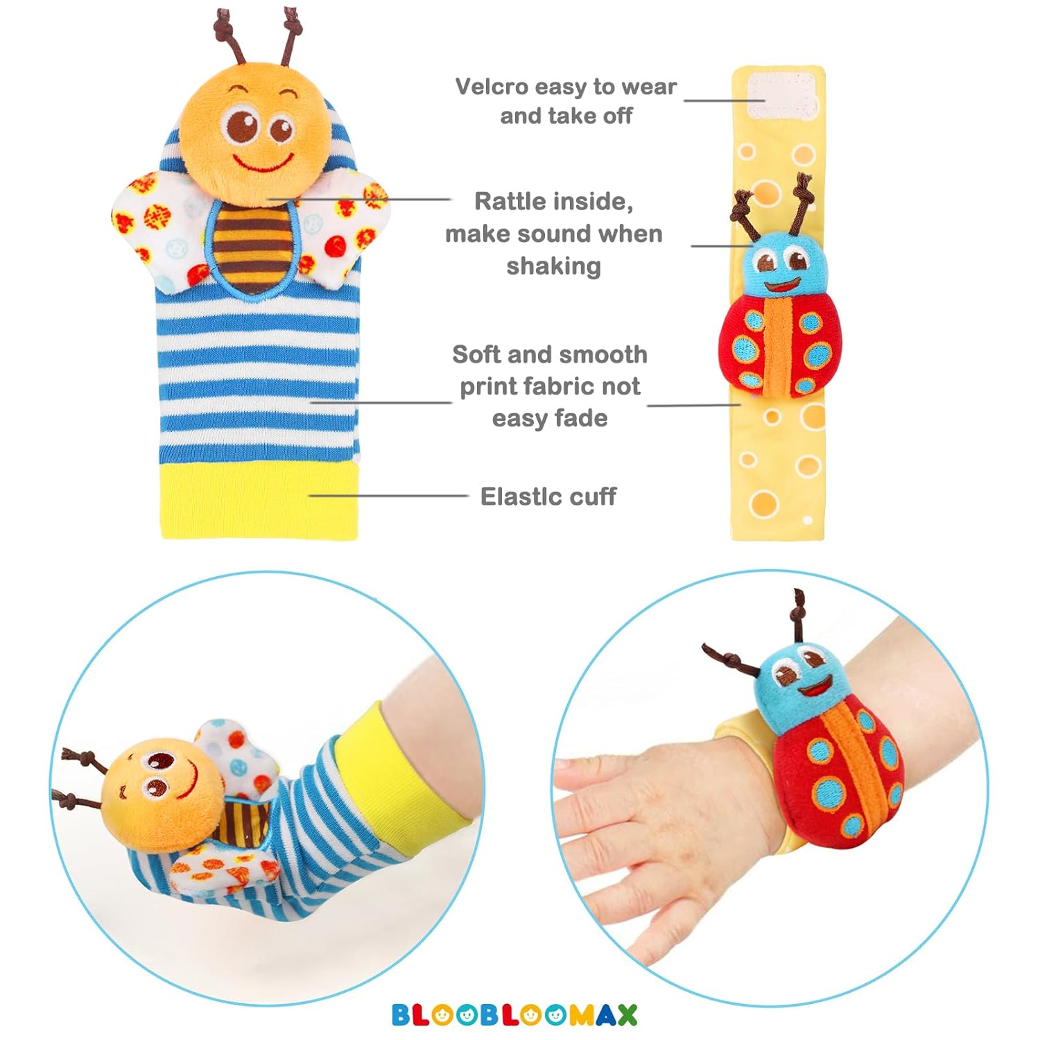 Thumbnail 5 de Bloobloomax Wrist Rattle 0-36M