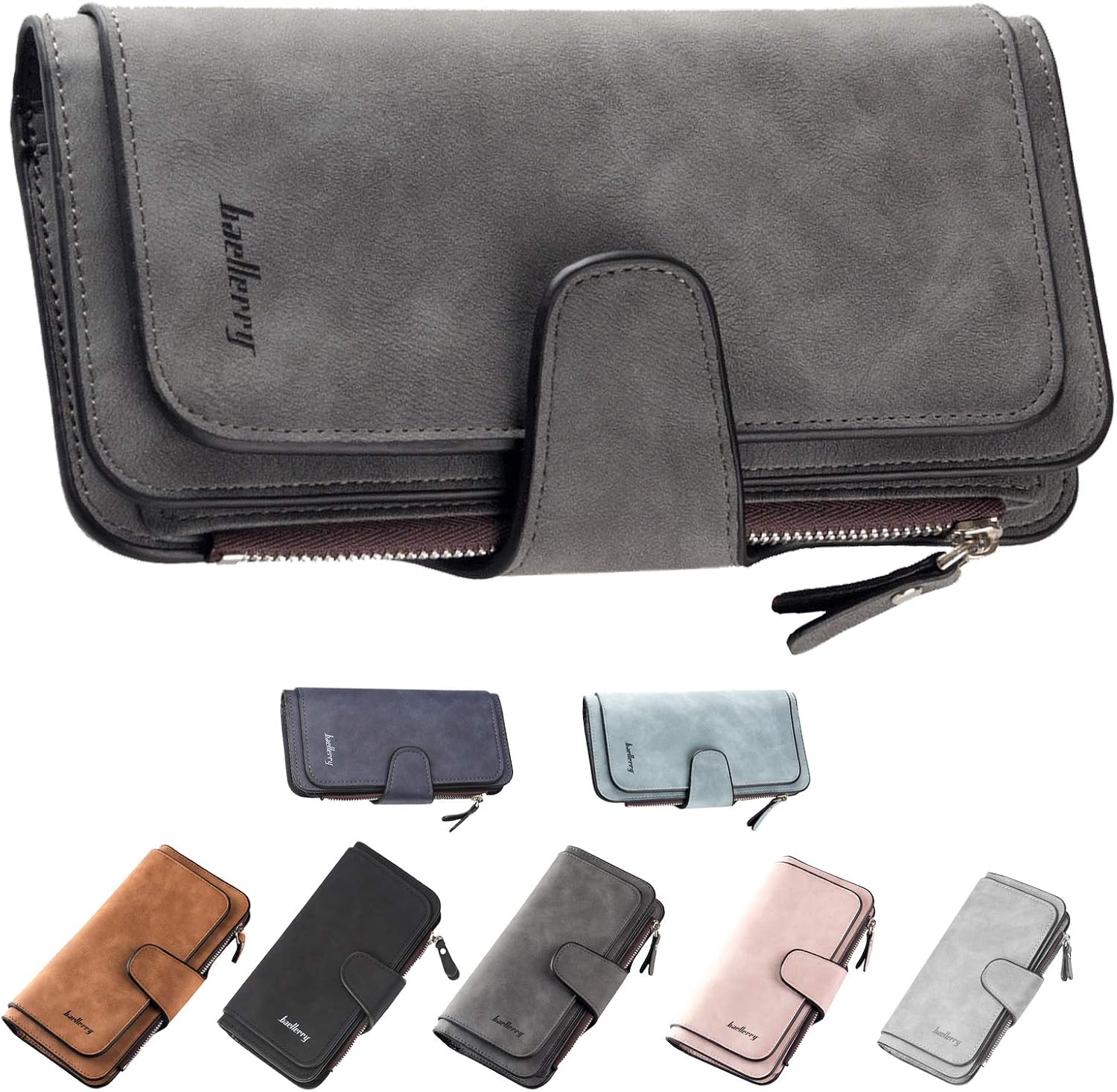 Thumbnail 3 de ZhengYue Ladies Purse vegan tri‑fold wallet – large