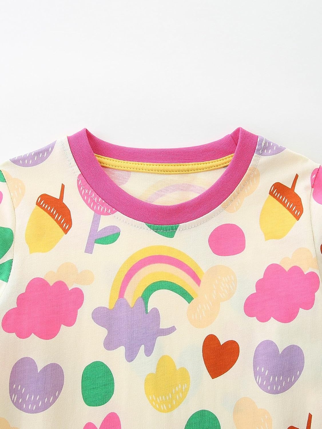 Detalle 2 de HILEELANG Toddler Girl Long Sleeve Dress 100% Cotton