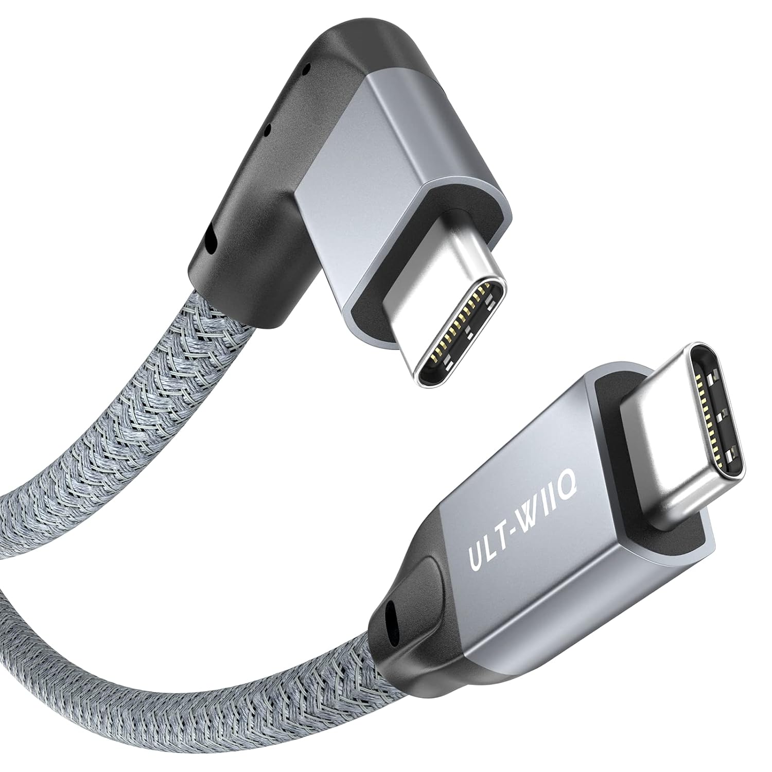 Detalle de 90 Grad USB C Kabel 20 Gbit/s, 240 W PD PPS AVS, 4K@60Hz – 50 cm