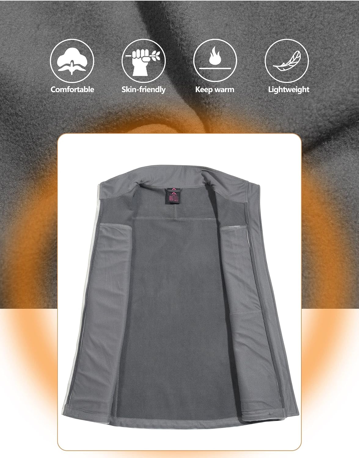 Thumbnail 2 de Little Donkey Andy Damen Softshell-Weste wasserdicht & winddicht (ärmellos) für Laufen, Wandern und Golf