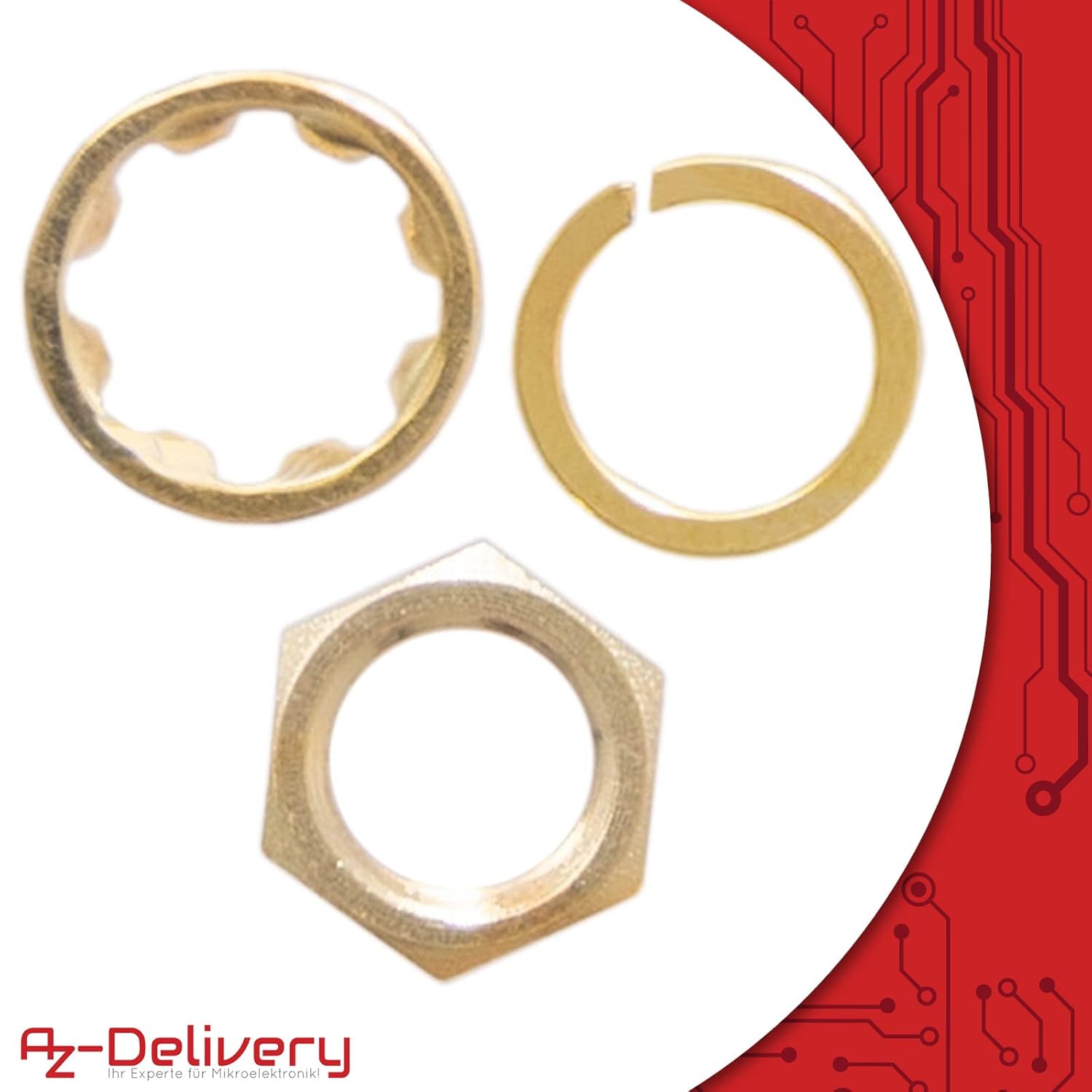 Thumbnail 2 de Lot de 5 câbles coaxiaux AZDelivery IPEX vers SMA (pigtail) — 10 cm