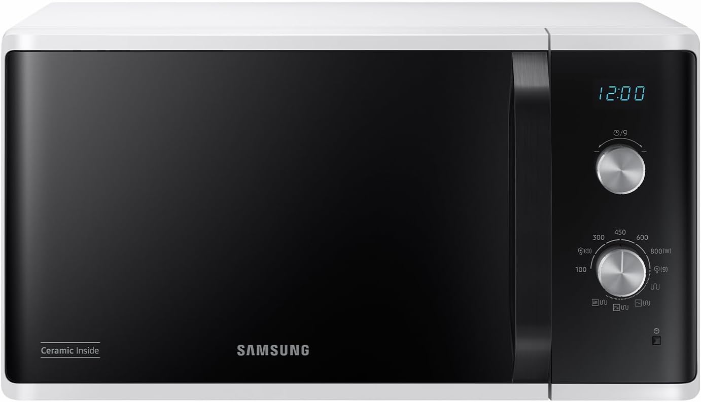 Detalle de Samsung Dual Dial MG23K3614AW/ET forno a microonde grill da libera installazione 23 L bianco