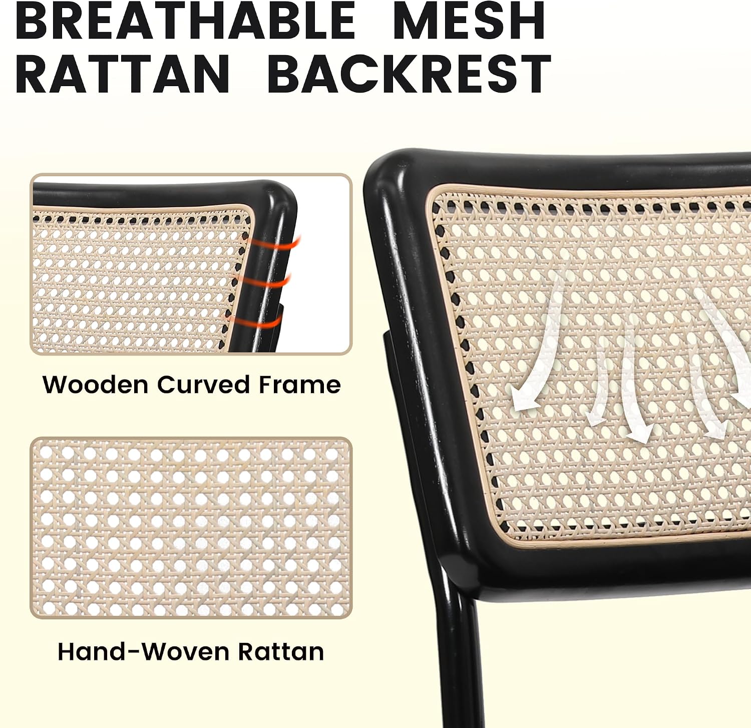 Detalle de KROFEM Dining Chairs Set of 4