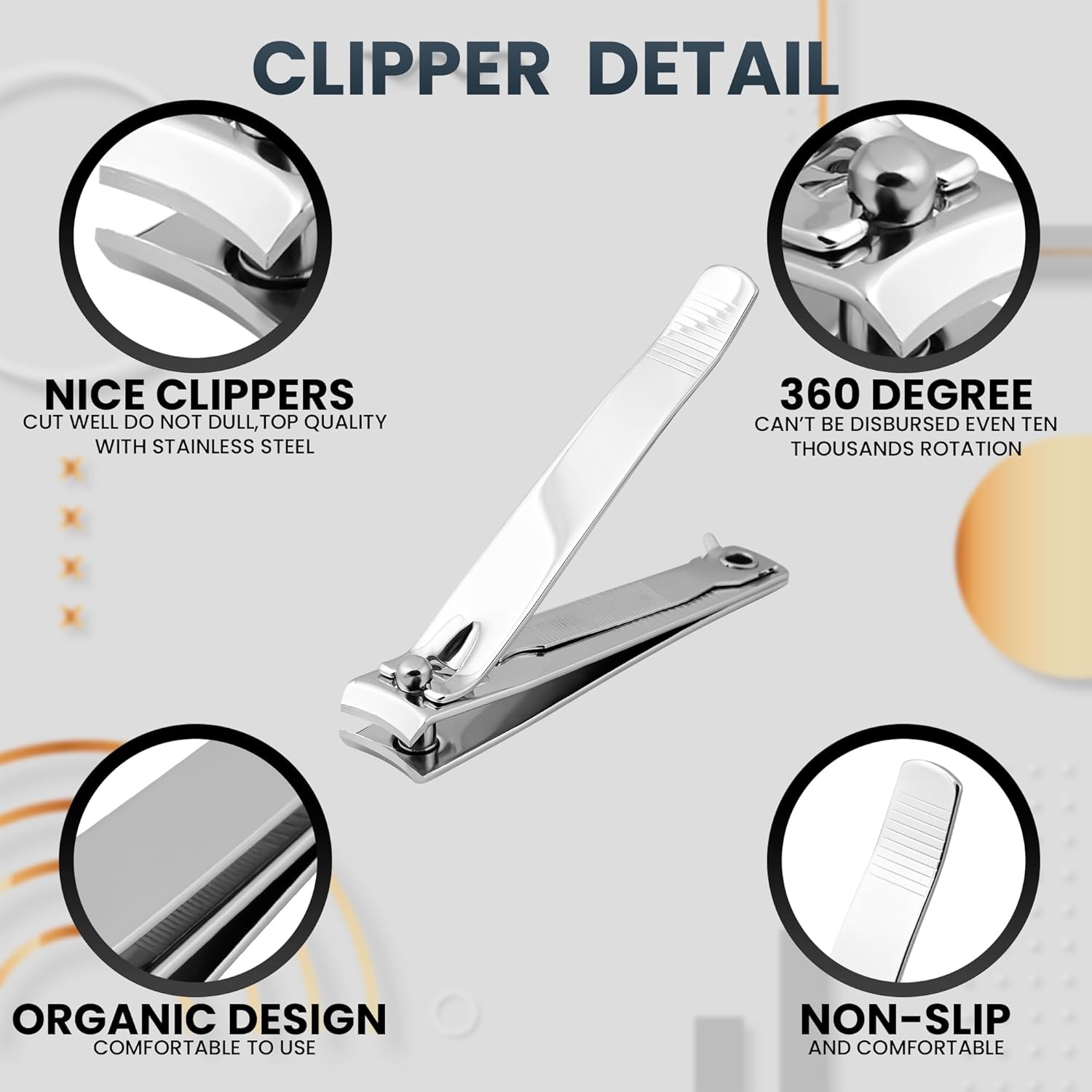 Detalle 2 de SS INSTRUMENTX 2 Pcs Nail Clippers Set