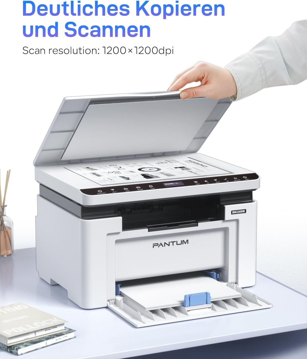 Thumbnail 3 de PANTUM BM2309W Laserdrucker 3-in-1 (Drucken, Scannen, Kopieren) mit WLAN, AirPrint & Mopria