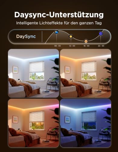 Thumbnail 7 de Govee COB Strip Light 2 – RGBIC LED-Streifen, 5 m, Weißbereich 1.000–10.000 K, mit Matter