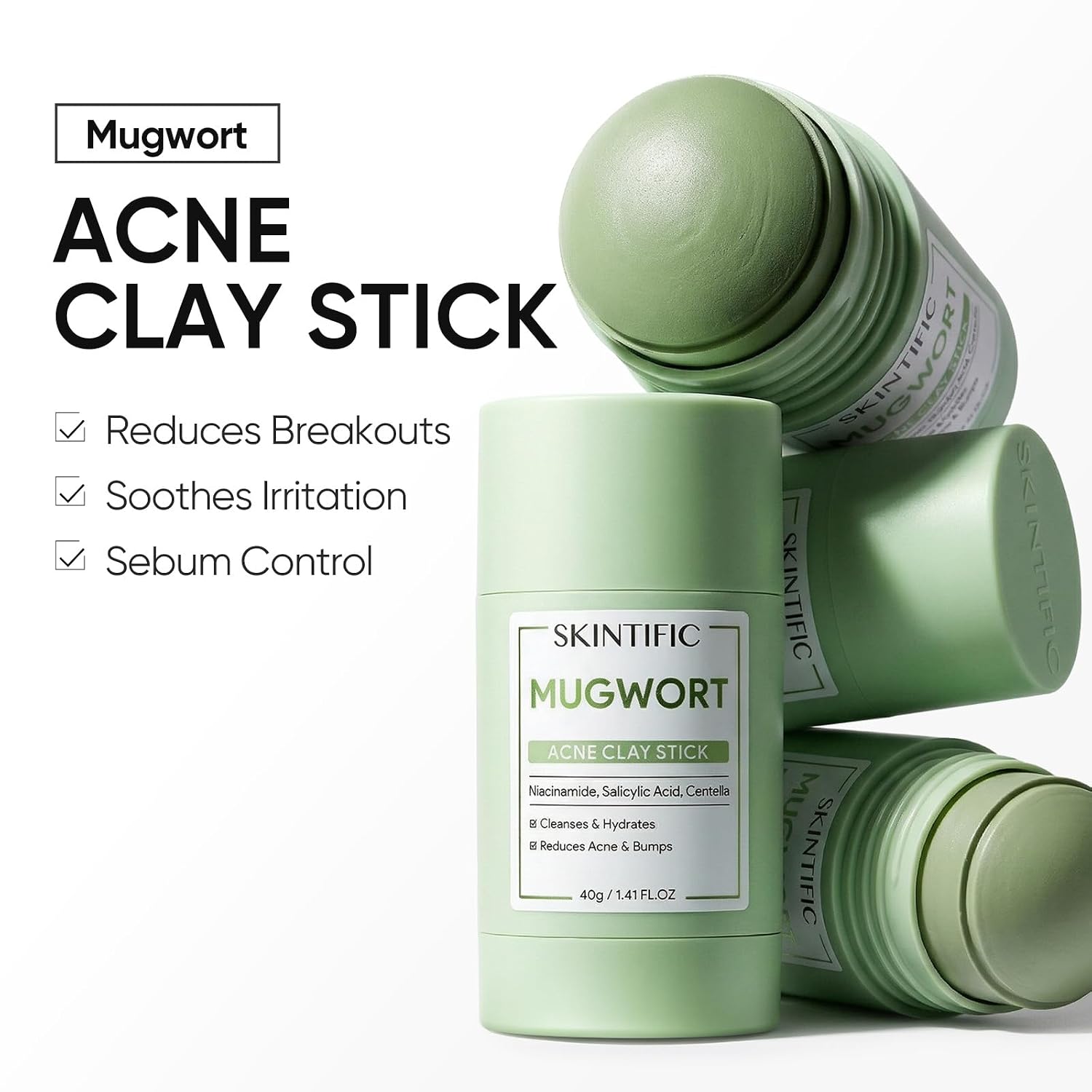 Thumbnail 5 de SKINTIFIC Mugwort Clay Stick Mask