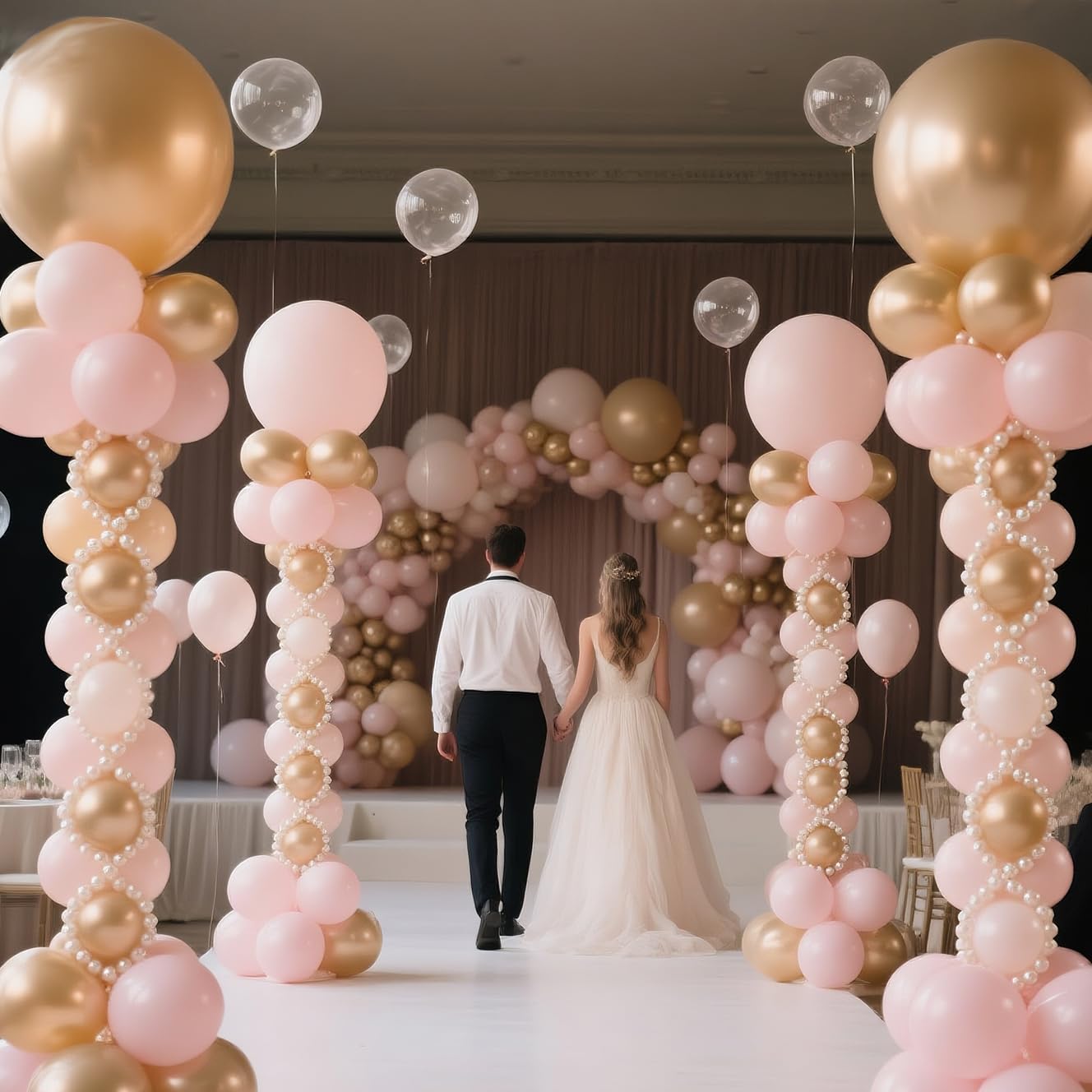 Thumbnail 5 de Balloon Stand Set of 4 7FT Adjustable Balloon Tower ๐