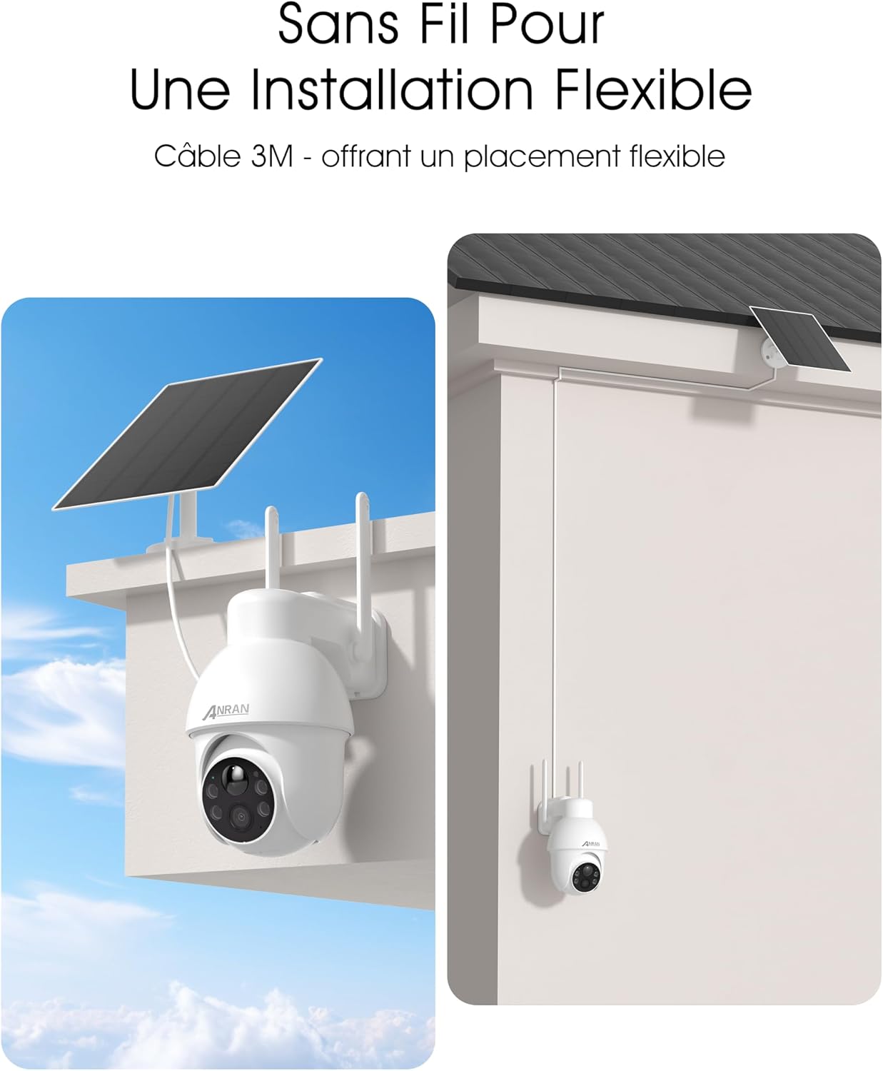 Detalle de ANRAN Q03 Max caméra surveillance 5MP