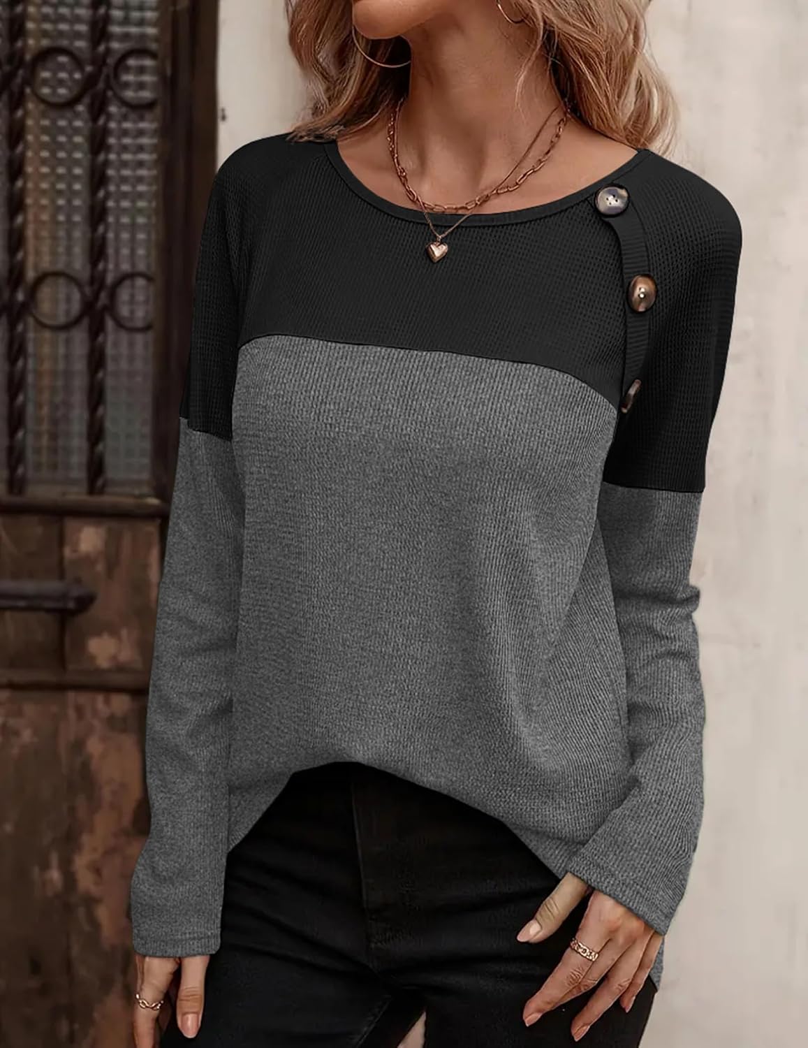 Thumbnail 1 de T-shirt manches longues femme Zeagoo, S à XXL