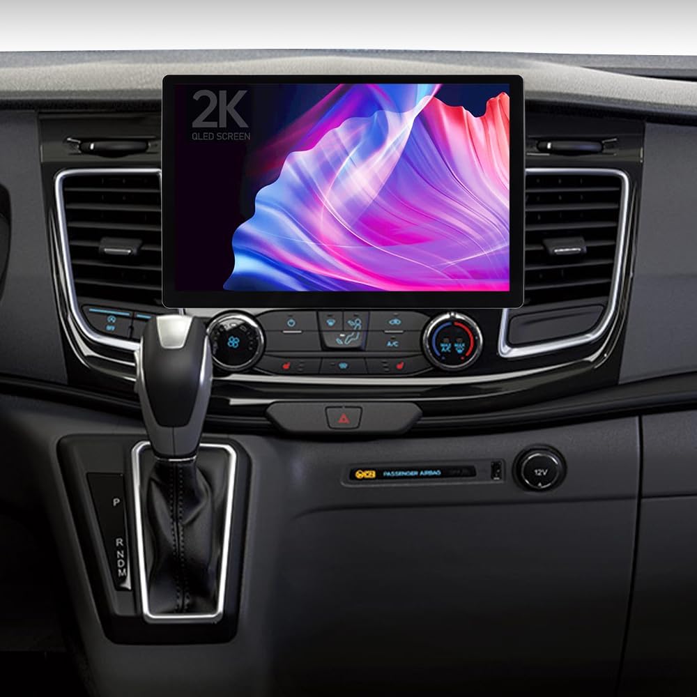Detalle de ACAVICA 13.1” QLED Android 15 Car Stereo for Ford Transit Tourneo Custom (2018–2022) with Wireless CarPlay/Android Auto