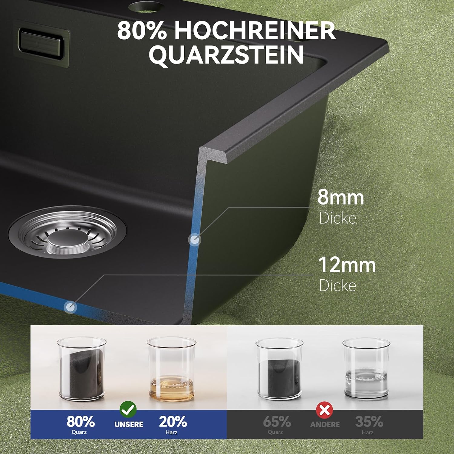 Thumbnail 2 de Sofetiy Küchenspüle 50×45 cm 🚰