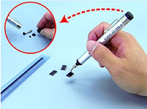 Detalle 1 de 白光(HAKKO) 393-1 吸着ピンセット 手動スポイド式・導電性シリコンゴムパッド