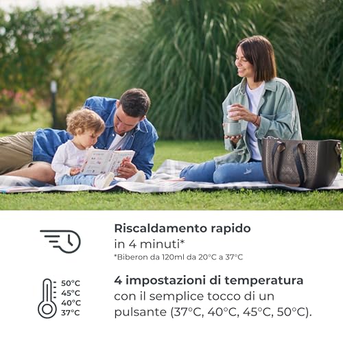 Thumbnail 3 de Nuvita Scaldabiberon Portatile Universale Nuvita 1162 Warm’n’Go: caldo rapido, USB e chiusura ermetica per mamme e papà in movimento