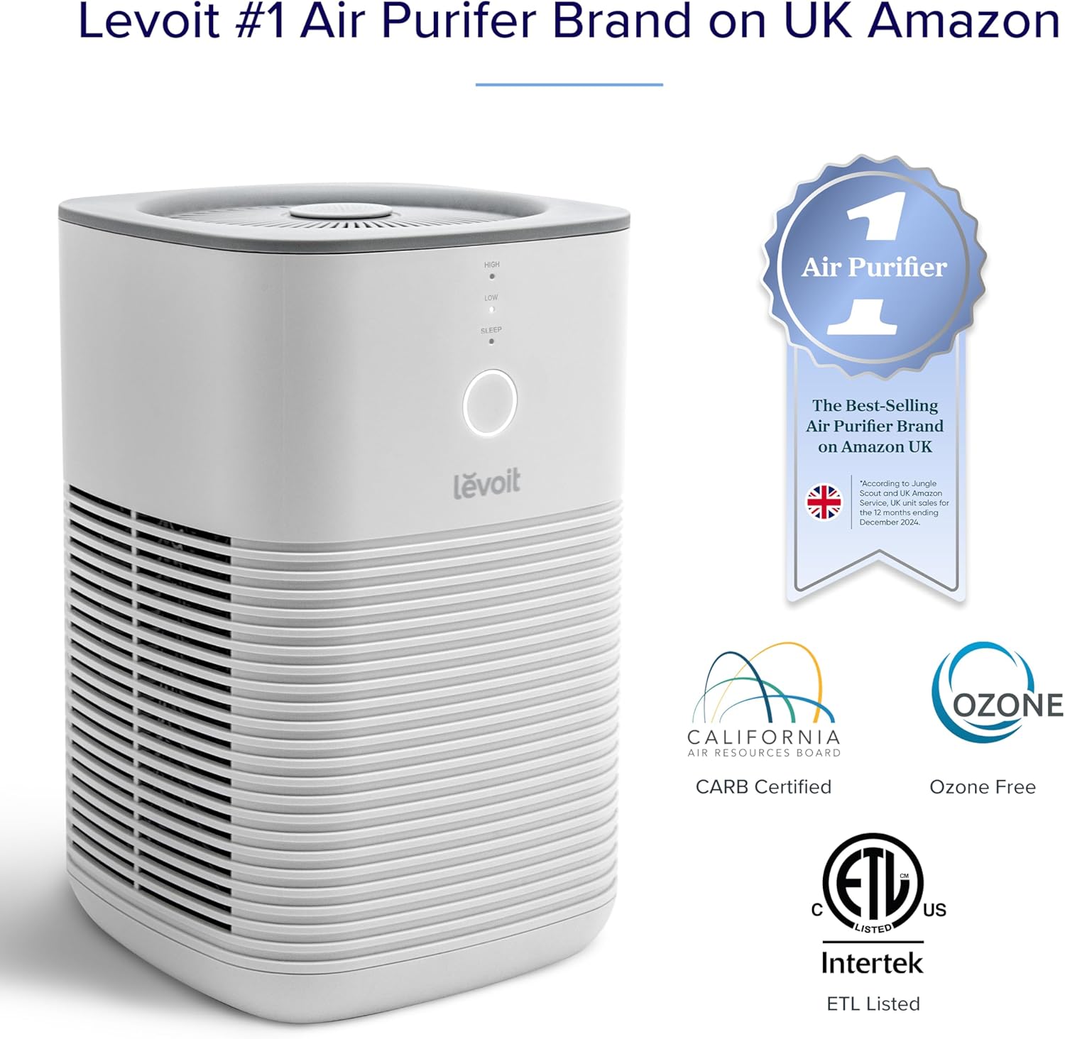 Thumbnail 6 de Levoit LV-H128 Air Purifier for Bedroom with Dual HEPA Filters