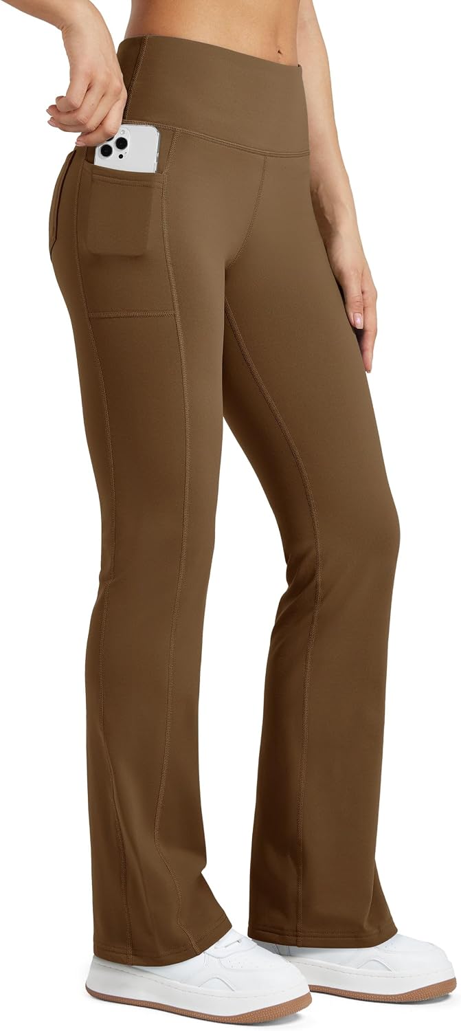 Detalle 2 de WILLIT Thermo Leggings Damen Winterhose mit Fleecefutter
