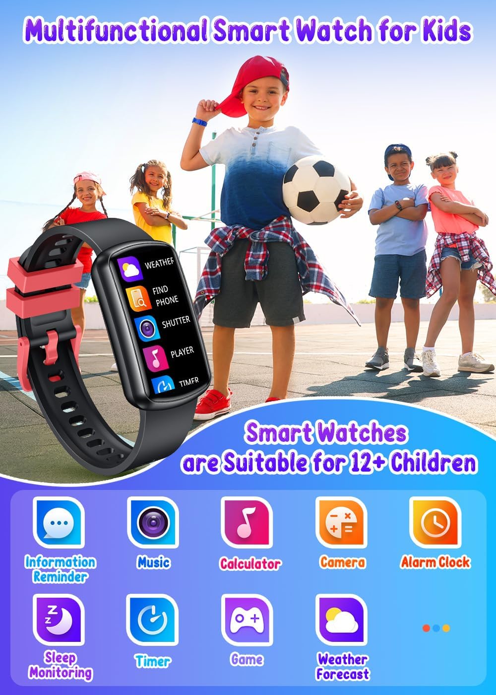Thumbnail 1 de Reloj Inteligente Niños 1,47" TFT con SpO2 200mAh