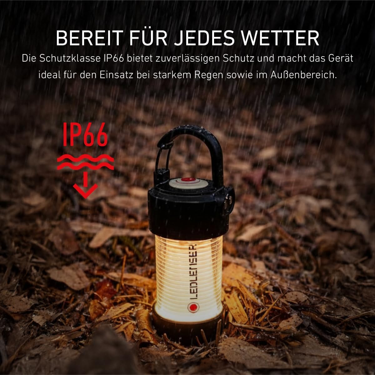 Detalle de Ledlenser ML4 Warm Light LED-Laterne – kompakt, energieeffizient und vielseitig für Outdoor