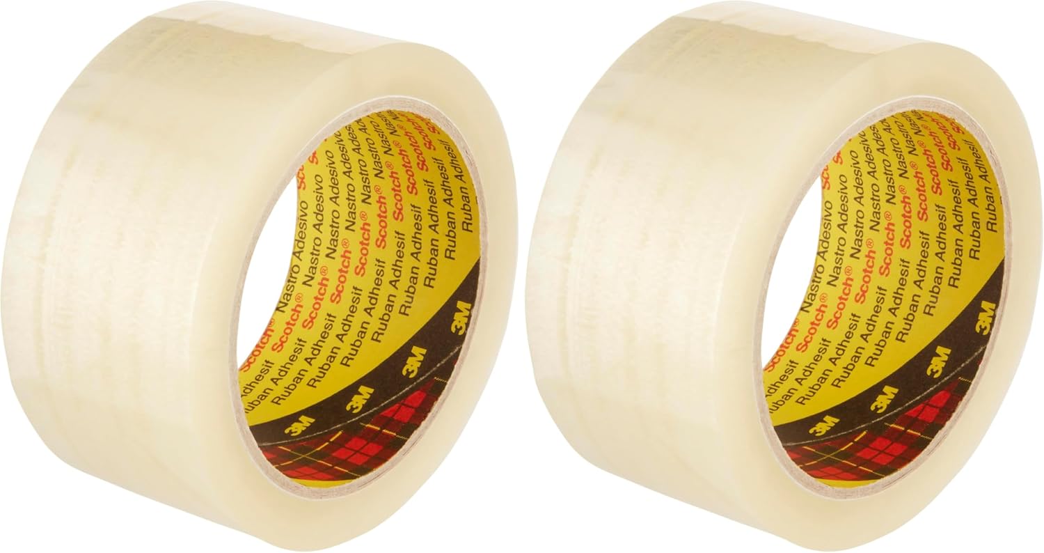 Detalle 2 de Scotch 3M 371 Ruban d’emballage – Marron, 50 mm x 66 m, lot de 6 rouleaux