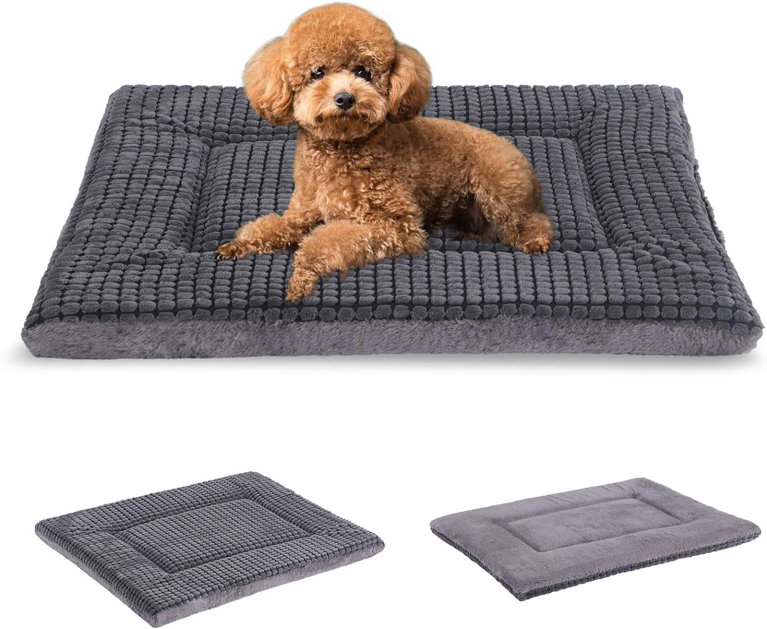 Detalle de BVAGSS Reversible Memory Foam Dog Bed Mat 60x45