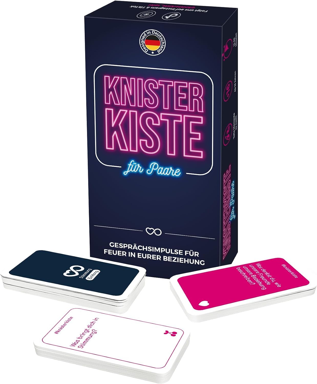 Detalle de ATM Gaming KNISTERKISTE – Für Paare: 180 Fragen, Aktionen & Lose als Liebesgeschenk