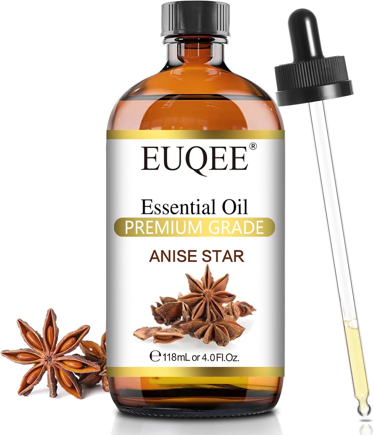Detalle de EUQEE Anise Star Essential Oil 4 oz