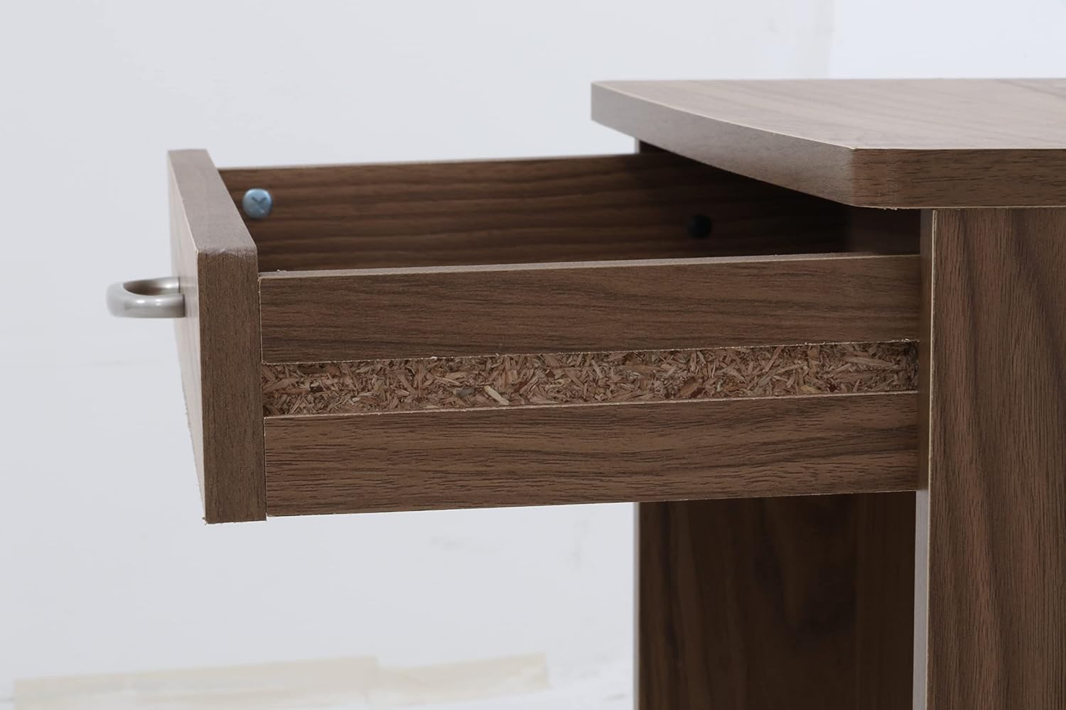 Detalle de 不二貿易 メルル 97786 三面鏡ドレッサー 幅60cm コンセント付き・スツール収納