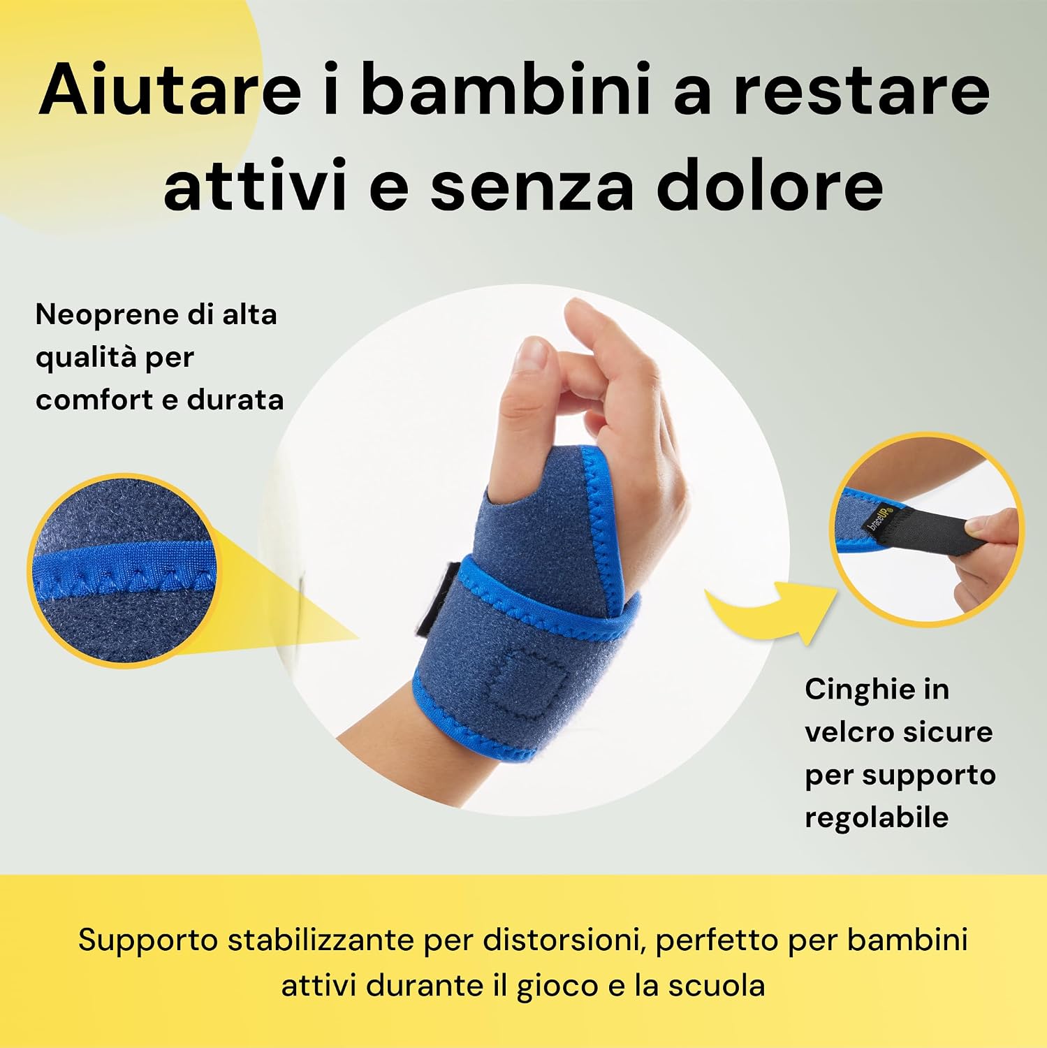 Detalle 2 de Tutore da polso bambini 100-140 cm BraceUP