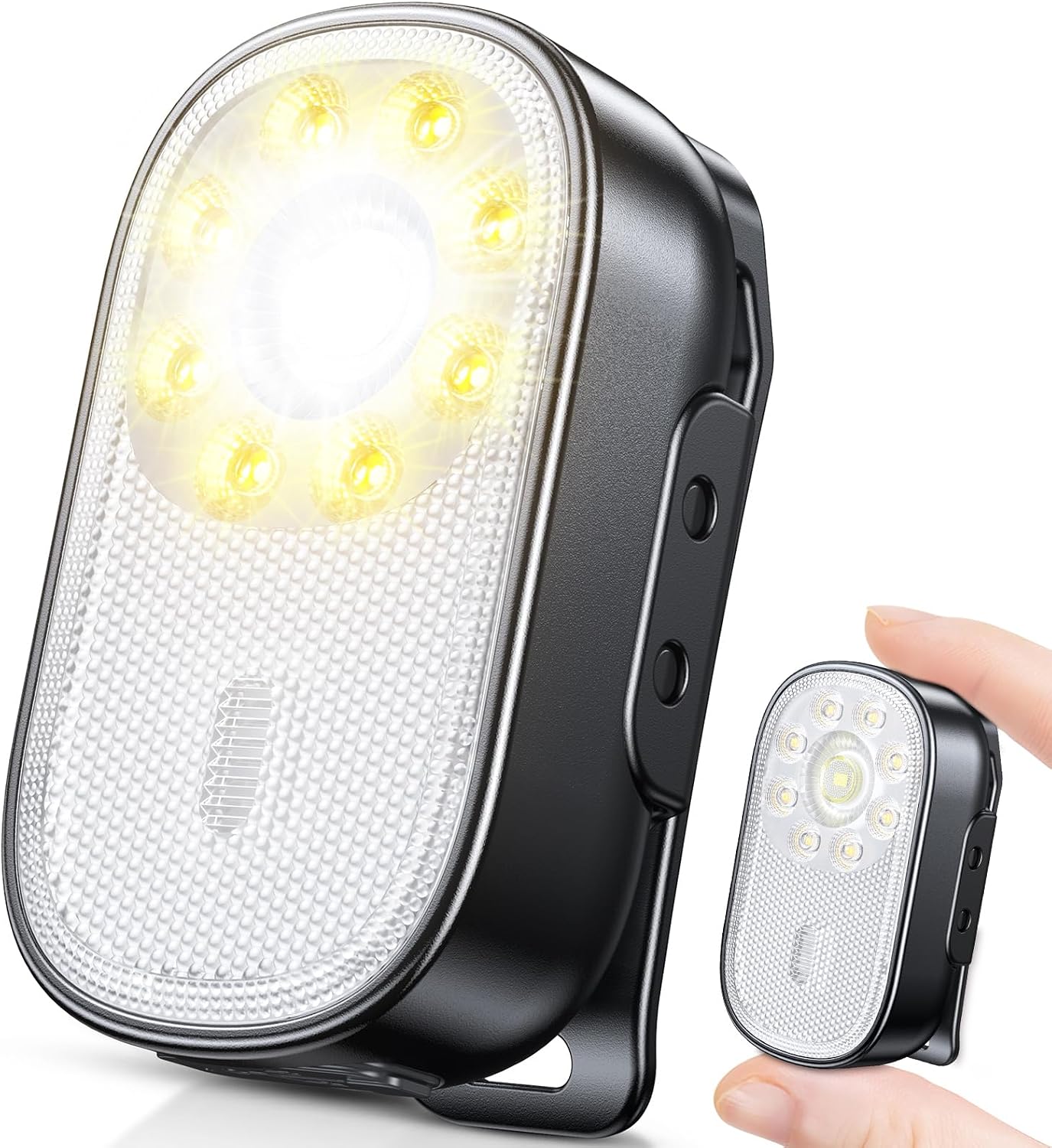 Detalle de CIRYCASE X30 clipzaklamp met 10 lichtstanden, spotlicht en IP65