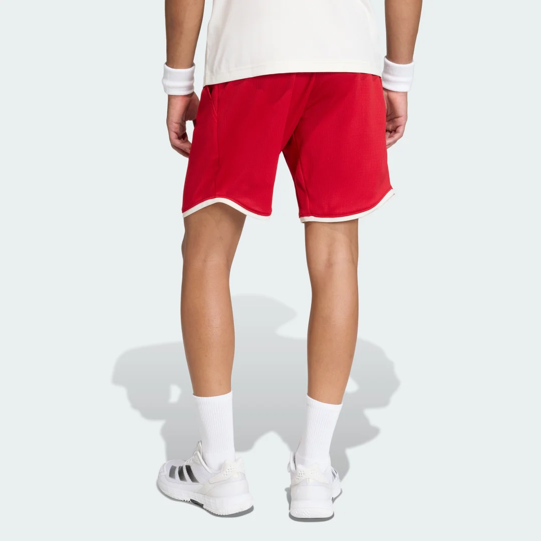 Detalle 2 de Pantalón corto Tennis Classics de Adidas—rojo, para juego y ocio