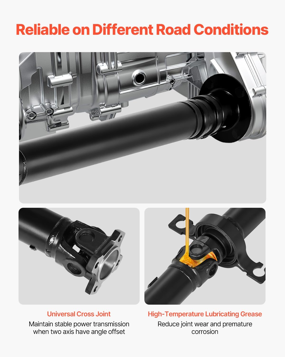 Detalle de VEVOR Rear Driveshaft Assembly, Alloy Steel
