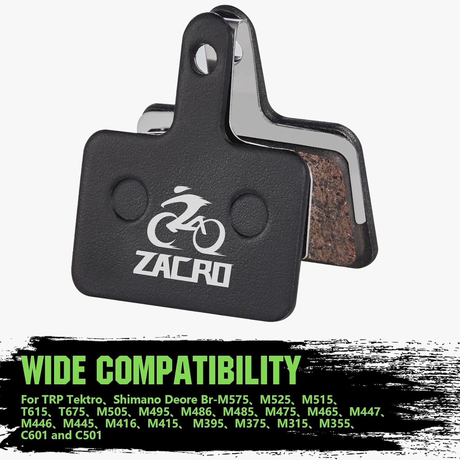 Detalle de Zacro ceramic disc brake pads 4 pairs