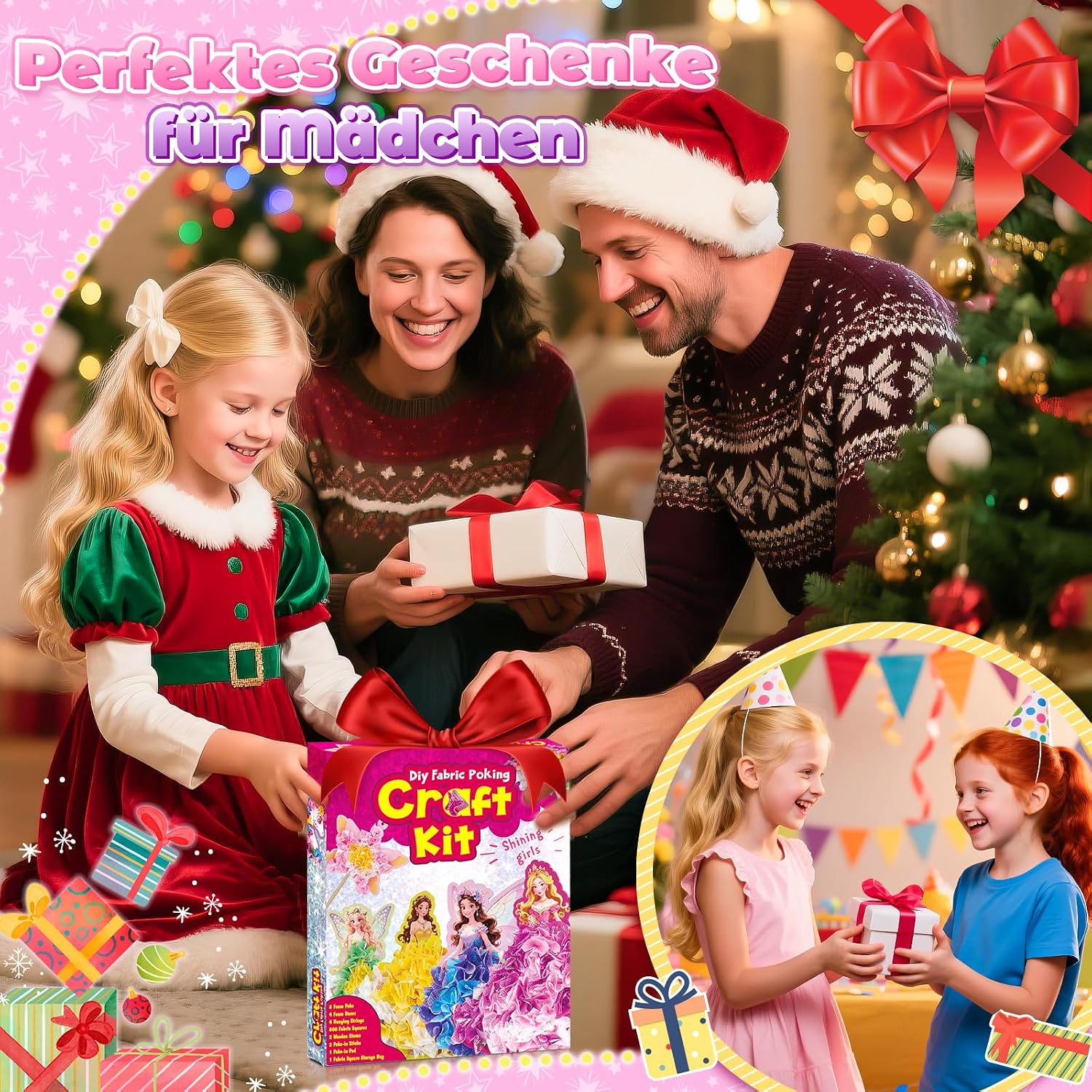 Thumbnail 5 de Prinzessin Bastelset Kinder 800+ Teile