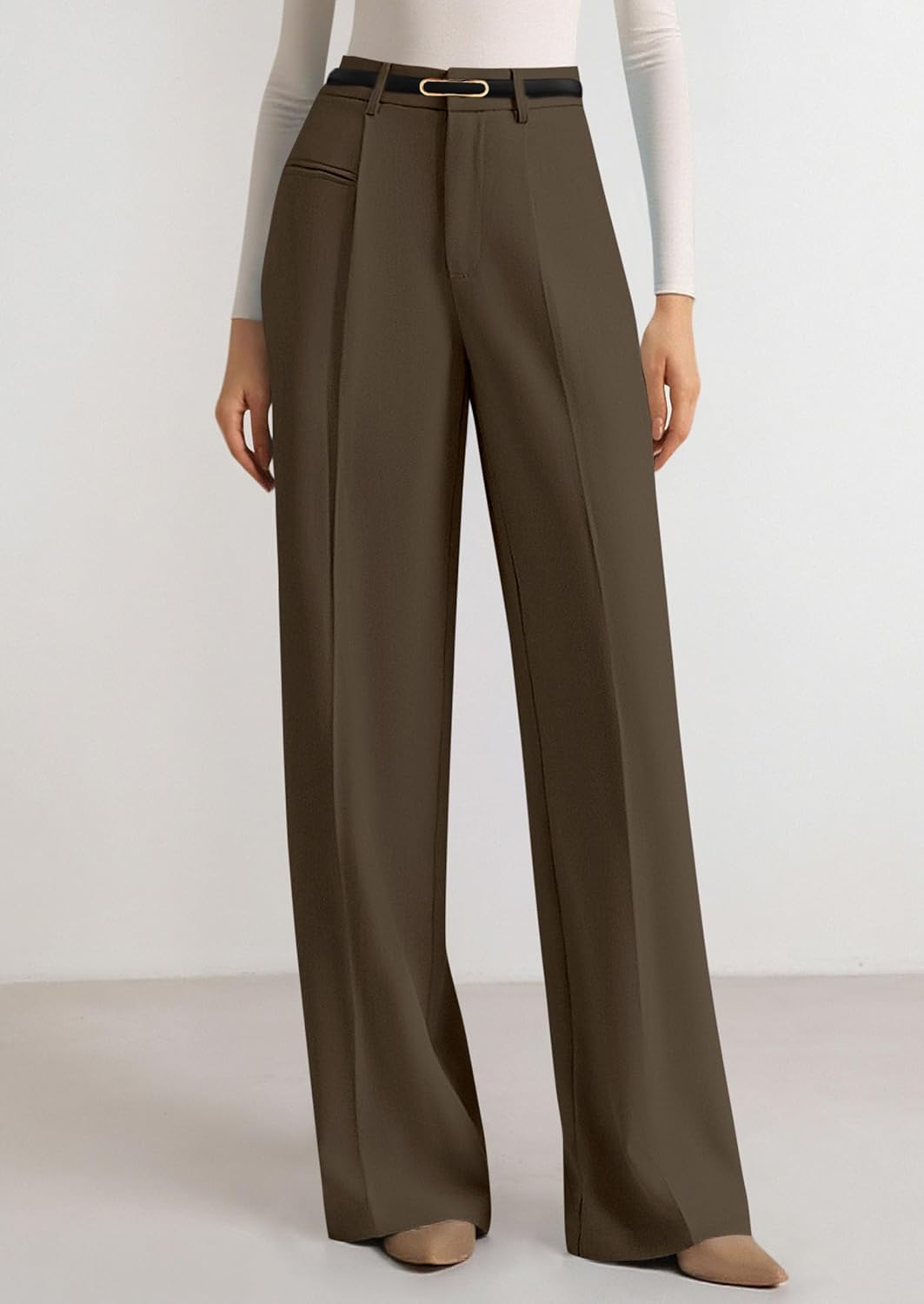 Thumbnail 5 de PRETTYGARDEN Womens Wide Leg Dress Pants 2026 – High Waisted, Light & Flowing Palazzo Trousers