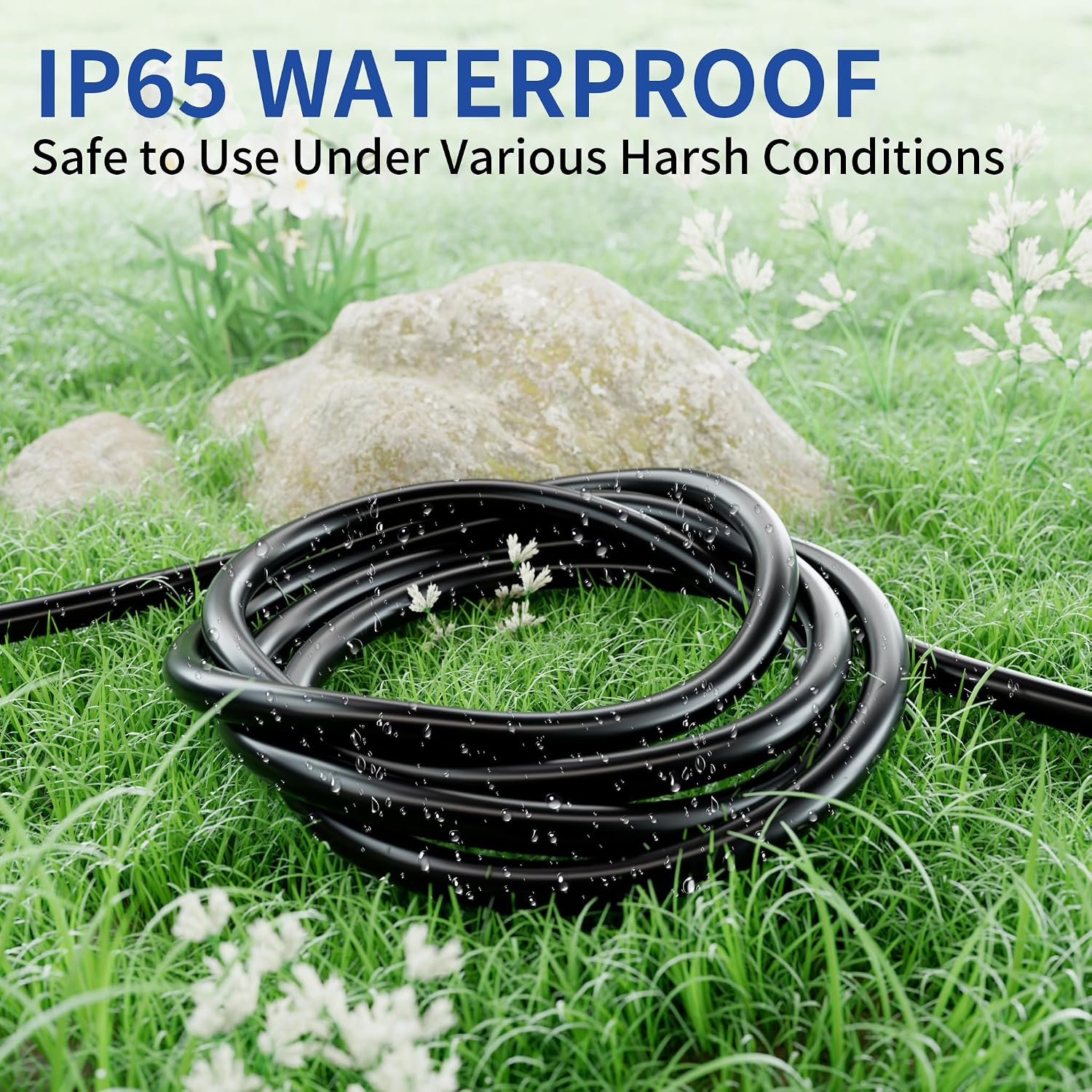 Detalle de cismorvex 75-Foot 10/3 Outdoor Extension Cord with Lighted End, 15A