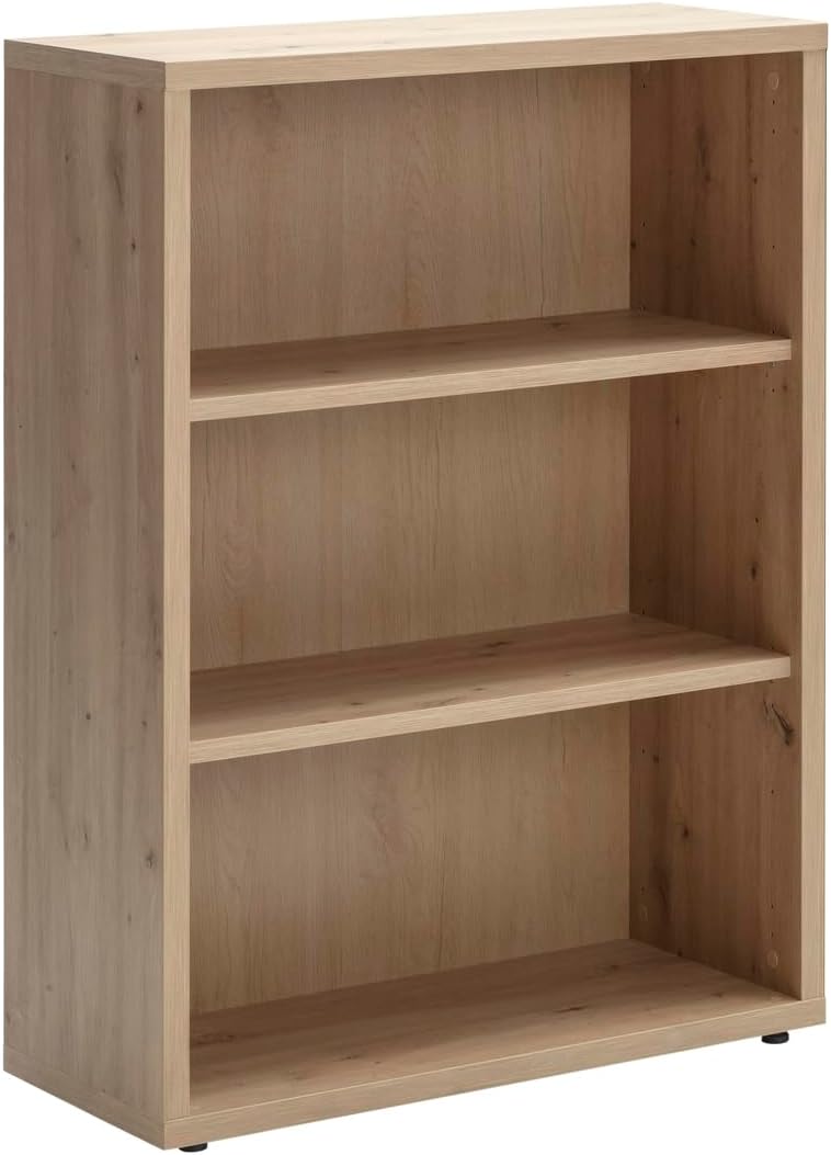 Detalle de Libreria Bassa DISEGNO di Composad — Rovere Mielato, 81,60 x 111,90 x 35,70 cm